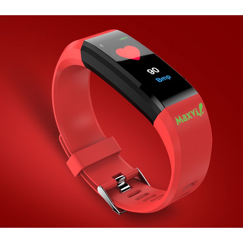 Đồng hồ thông minh MAXI (màu đỏ) đáp ứng mọi nhu cầu thể thao-sức khỏe iMX115