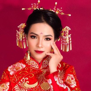 [Phụ kiện tóc] Trâm cổ trang vàng tua rua - MS430