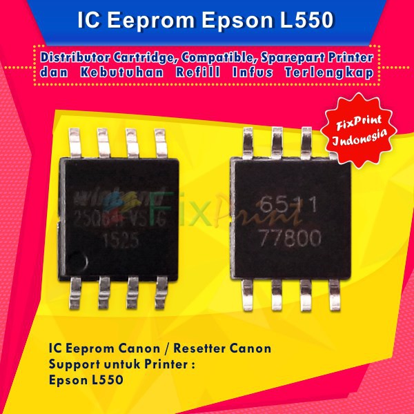 Máy In Epson L550 Eprom Ic, Epson L550 Eeprom Reset Ic, Epson L550