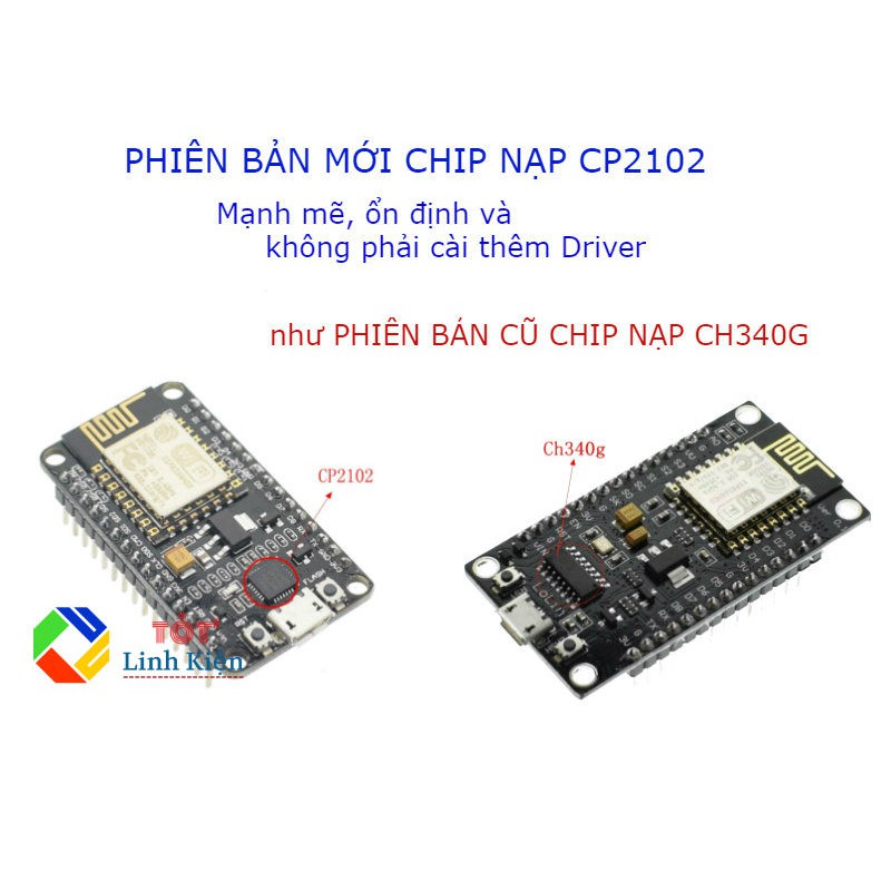 Kit Thu Phát Wifi ESP8266 NodeMCU Lua CP2102