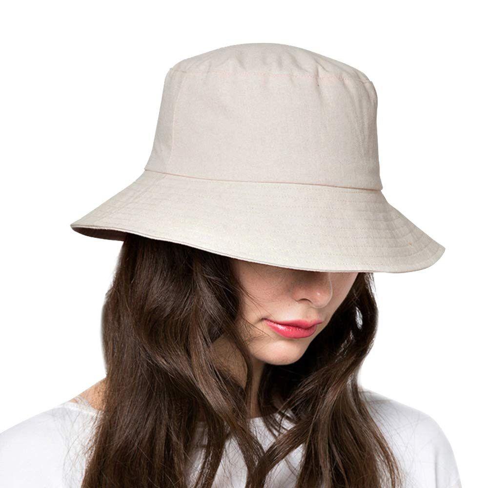 MIHAN1 Mũ Bucket Chống Nắng Có Thể Gấp Gọn Tiện Dụng Thời Trang Unisex