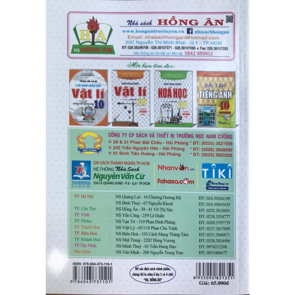 Sách - Hướng Dẫn Trả Lời Câu Hỏi Và Bài Tập Địa Lí 10