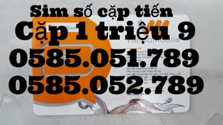 sim sim Sim số cặp 99 99