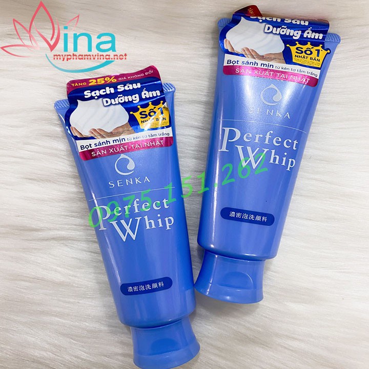 Sữa rửa mặt Senka Perfect Whip Facial Foam Wash 120ml