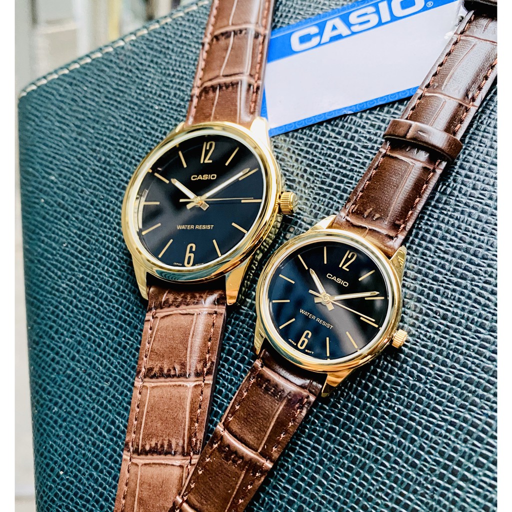 Đồng hồ cặp nam nữ giá rẻ Casio MTP V005GL Bảo hành 1 năm Hyma watch