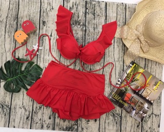 Set bikini, đồ bơi 2 mảnh quần váy