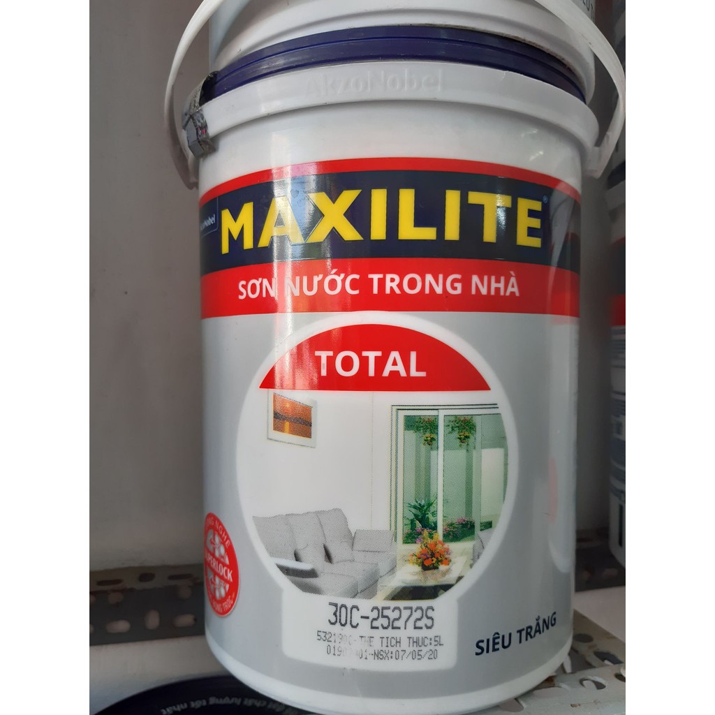 30C - Sơn tường nội thất Maxilite siêu trắng 5L