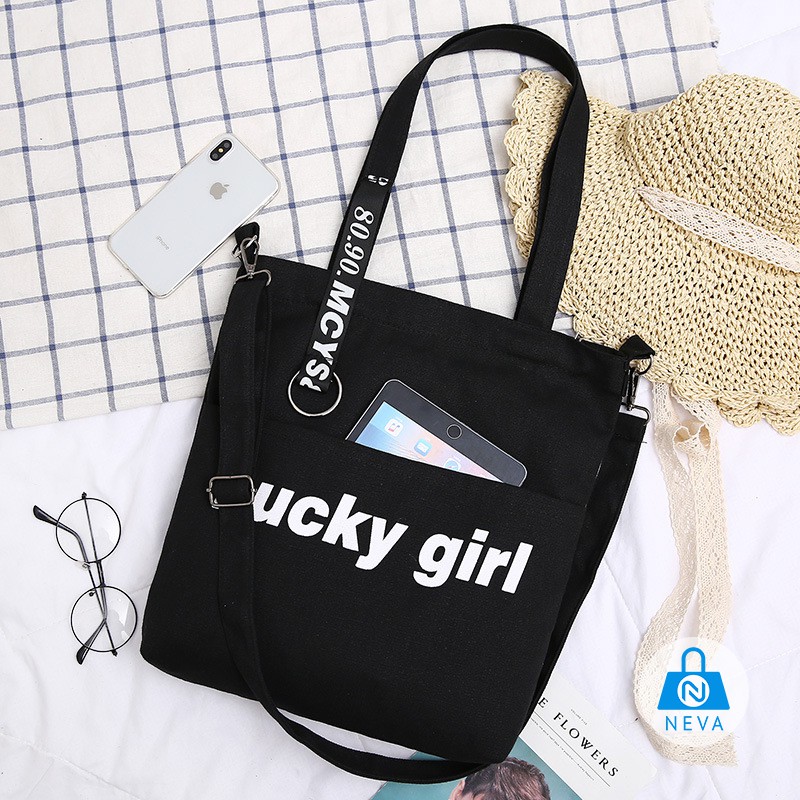 (HÀNG MỚI) Túi Tote Vải Siêu Đẹp Cực Hot NEVA8610