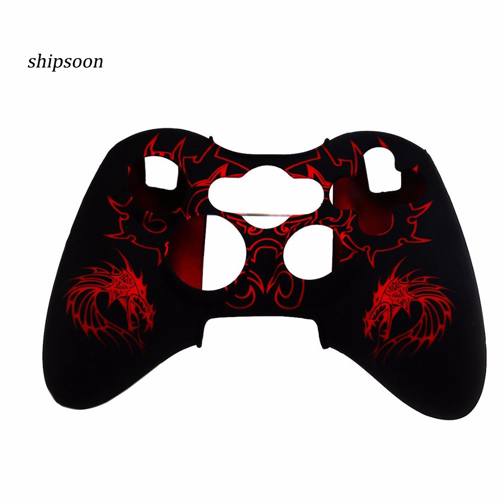 Khung ốp tay cầm điều khiển chơi game chất liệu silicon mềm chuyên dụng cho Microsoft Xbox 360