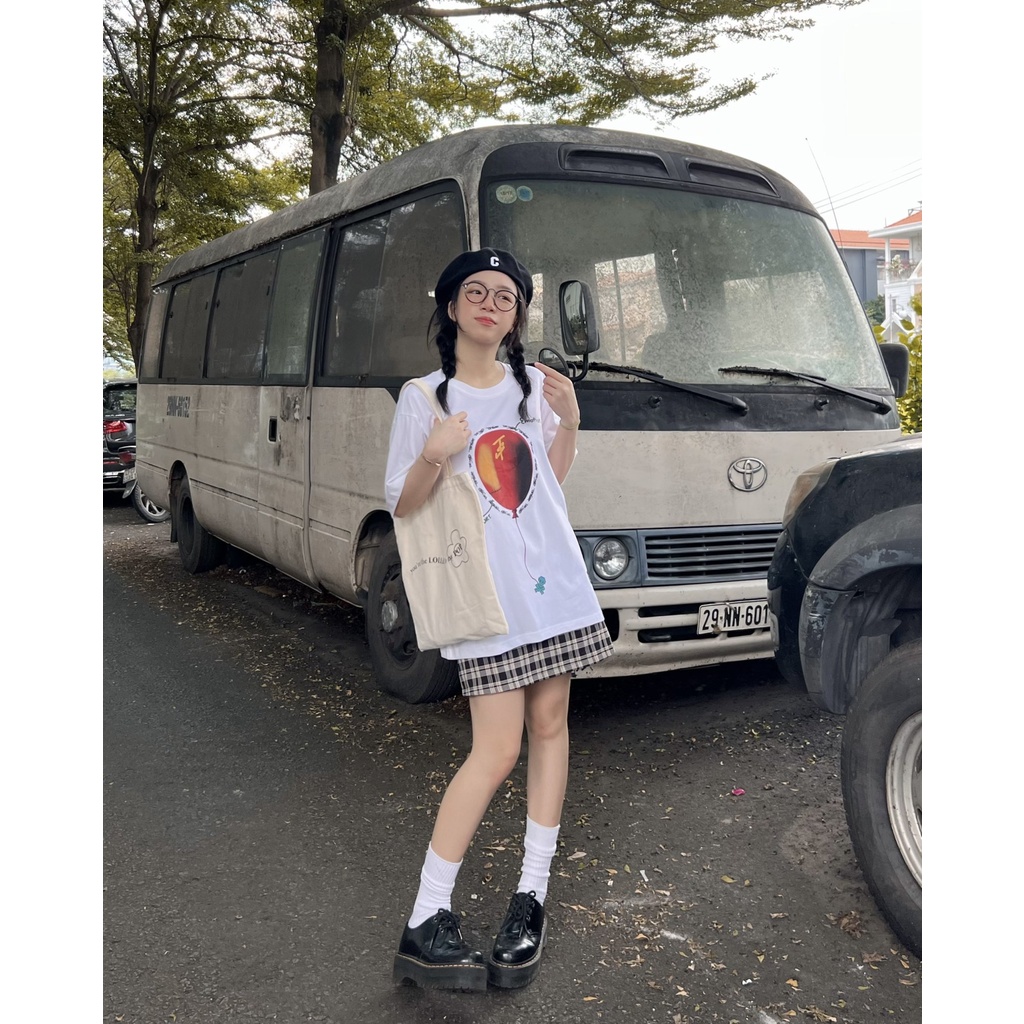 Áo thun TSUN Balloon Tee - White - Unisex