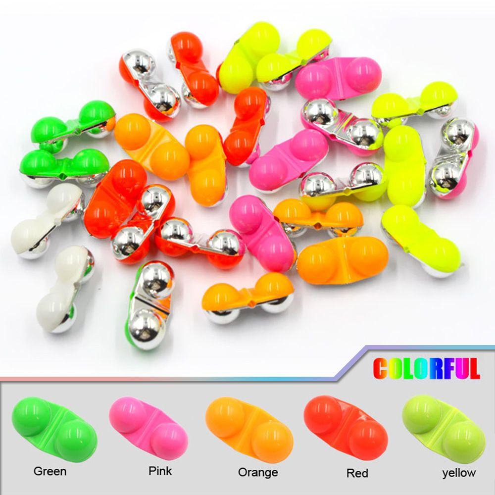 MYRONGVN Bộ 10 Chuông Đôi Bằng Nhựa Phát Sáng