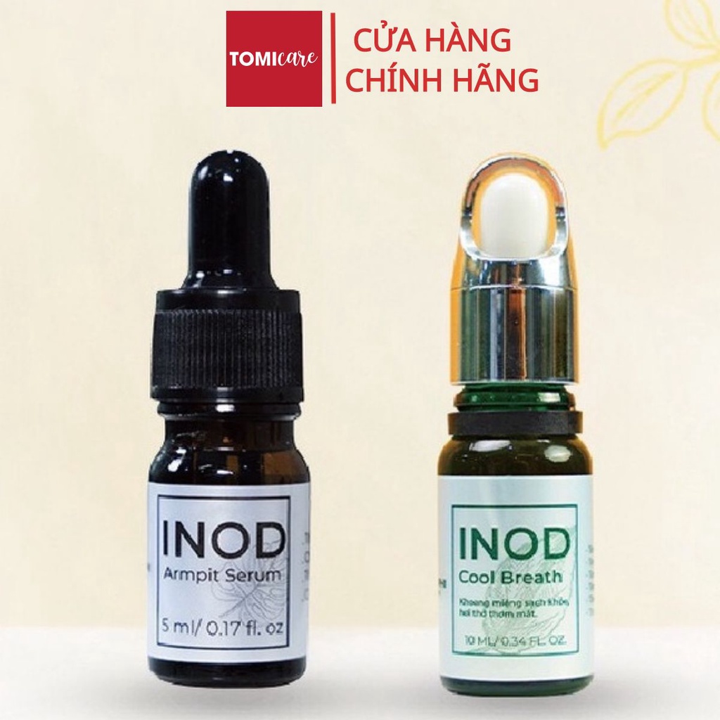 Combo 2 serum INOD Huyền Phi dung tích tổng 15ml khử hôi nách, hôi miệng, hôi chân [chính hãng]