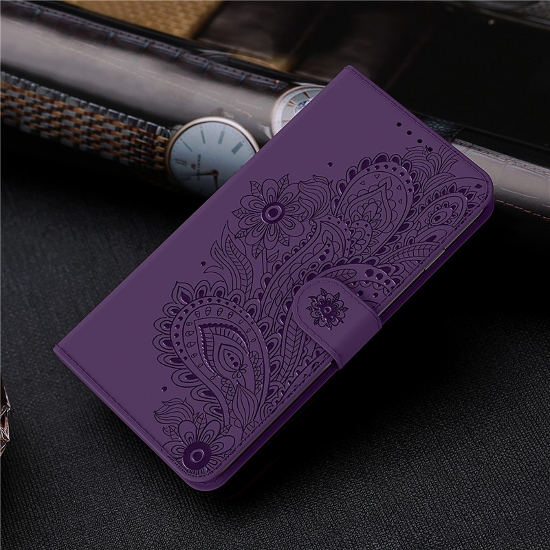 Bao Da Điện Thoại In Hoa Văn Sang Trọng Cho Samsung Galaxy A11 A21 A31 A41 M51 A21S M21 M31S wallet soft pu leather flip case cover | BigBuy360 - bigbuy360.vn