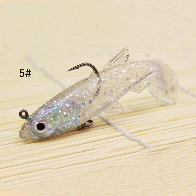 Mồi Giả Câu Cá Mềm Hình Con Sâu 9cm/14g