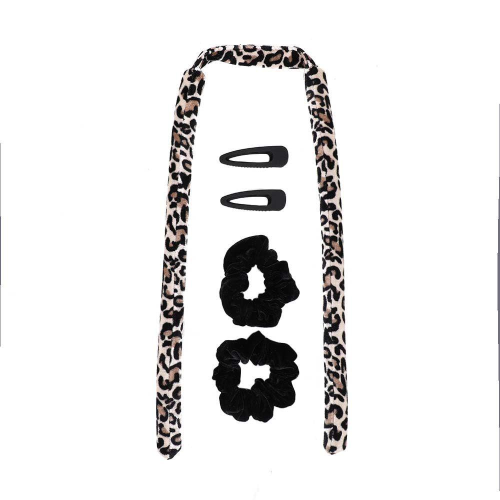 Bộ Dụng Cụ Uốn Tóc Xoăn Gợn Sóng Kèm Mút Xốp Chuyên Dụng Cho Salon