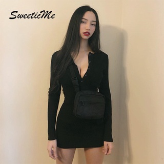 Váy có nút mỏng mới dành cho nữ SweeticMe