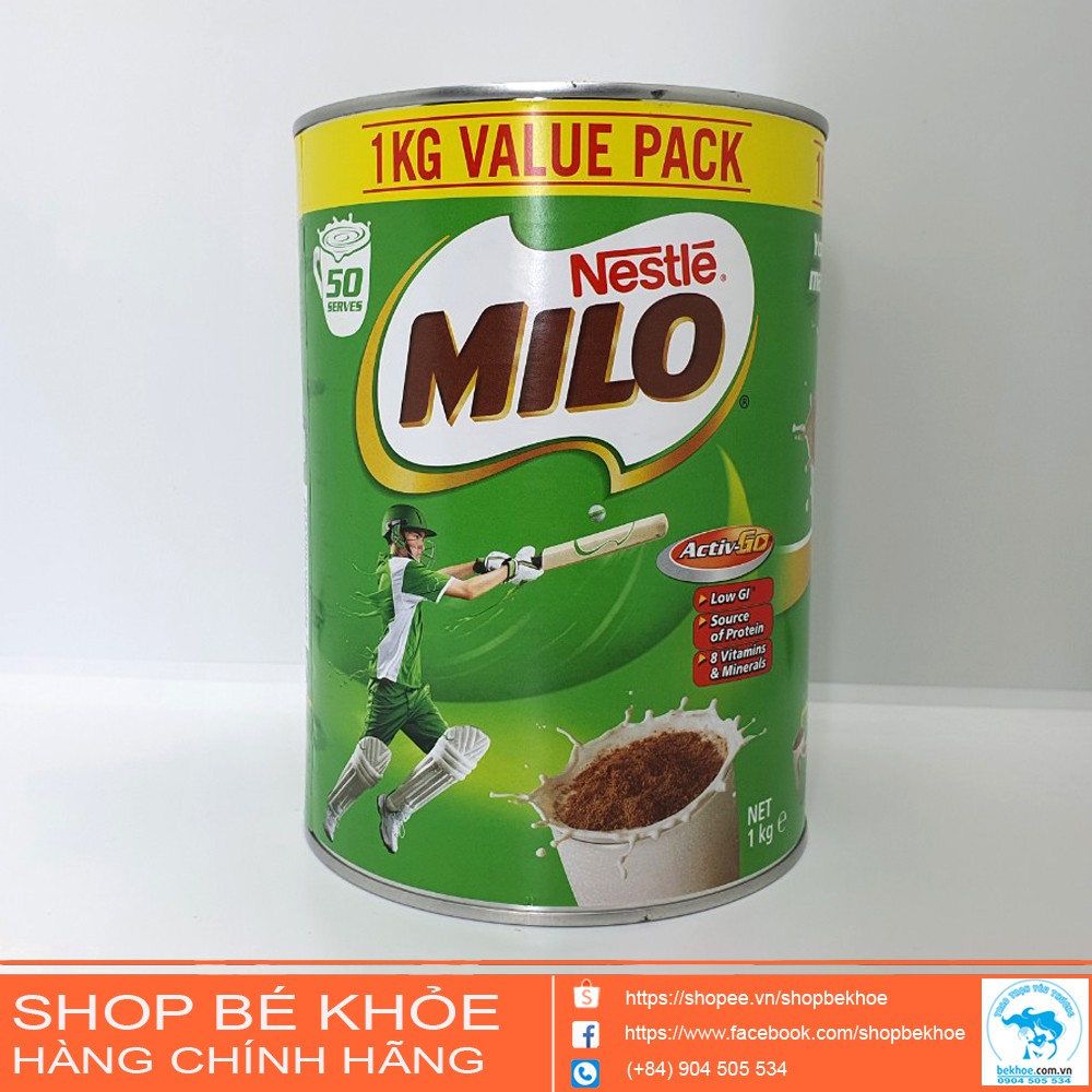 Sữa Milo Úc 1kg - Date 3.2022