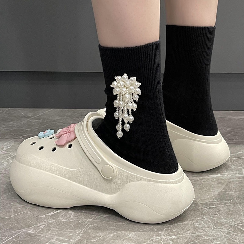 2022 Dép Đi Trong Nhà Chống Trượt Chống Mài Mòn Thời Trang Dễ Thương Cho Nữ CROCS