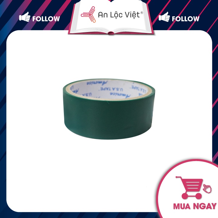 Set 2 cuộn Băng keo Simily 3,5cm đóng gáy sách - Đa dạng màu sắc