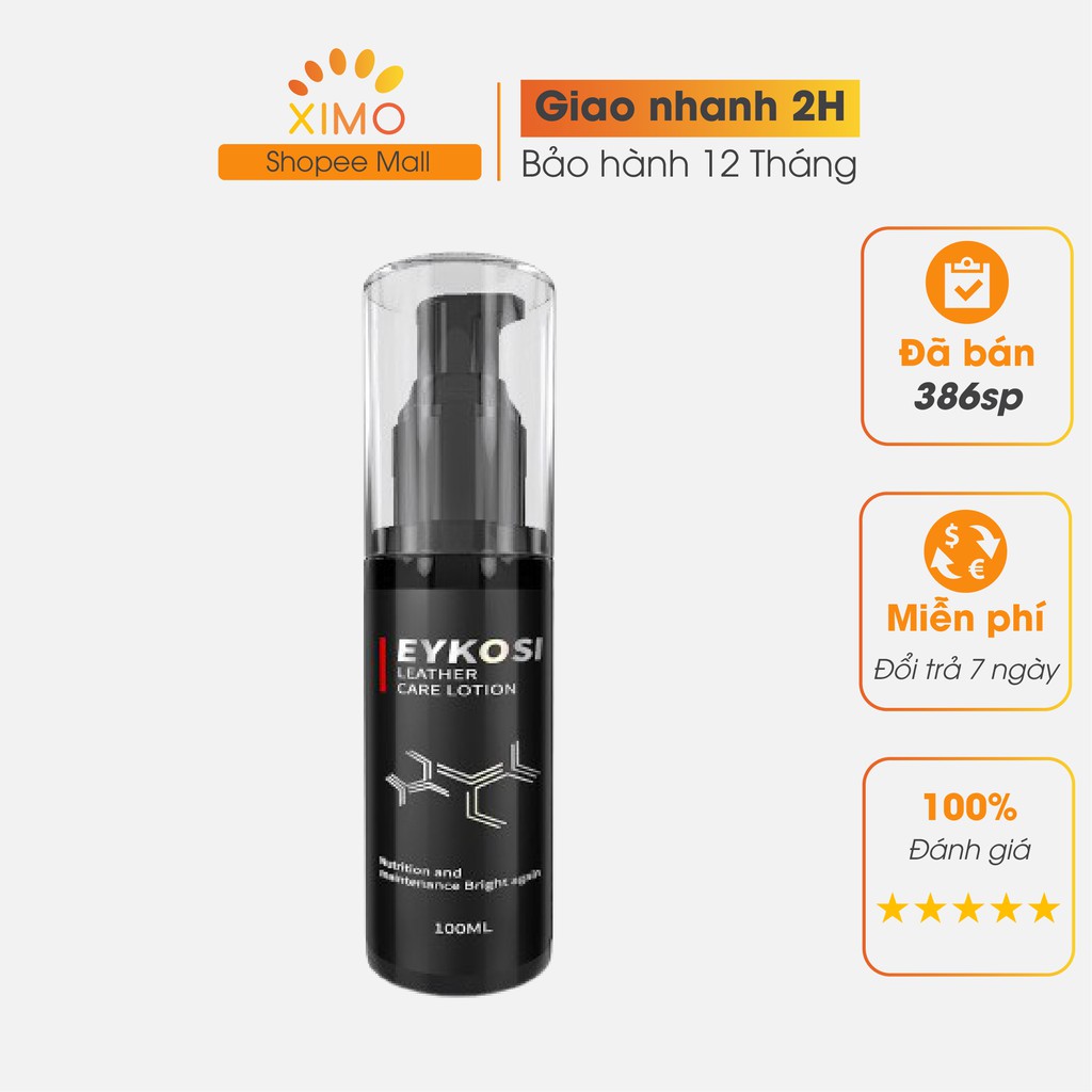 Kem đánh bóng Eykosi 100ml bảo dưỡng, làm sạch, chăm sóc đồ da XXDG69