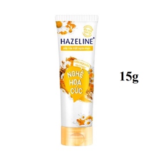 Sửa Rửa Mặt Ngừa Mụn Hazeline Nghệ Hoa Cúc 15g - Mẫu dùng thử