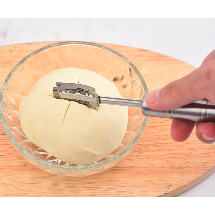 Dao rạch bánh mì cán inox, thay lưỡi được
