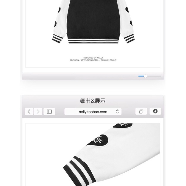 Áo khoác nelly nỉ chất dày dặn sale (có sẵn) trái tim heybig typa