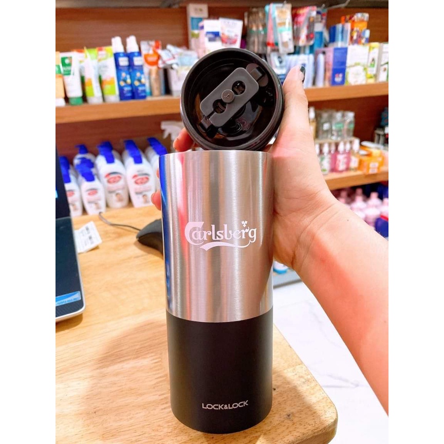 Bình giữ nhiệt Lock&Lock 450ml. Hàng KM Carlsberg