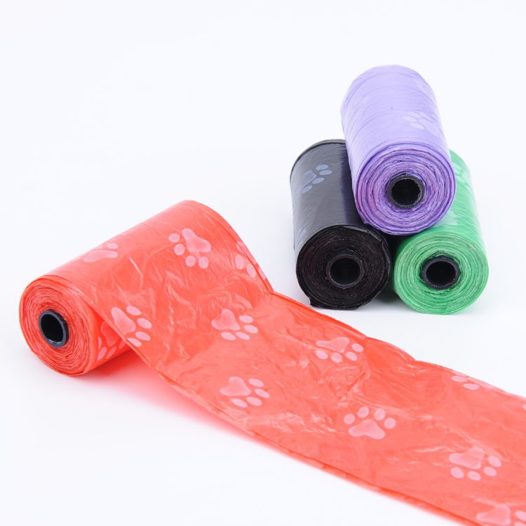 CUỘN RÁC DỌN PHÂN CHO PET THÚ CƯNG CHÓ MÈO Có In Hình - Pet shop Uytinpro