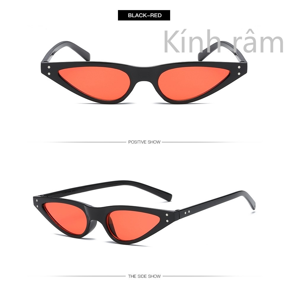 Kính mát mắt mèo chống nắng UV400 thời trang cho nữ