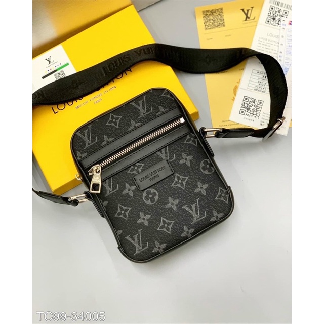 Túi Da Đeo Chéo L.V Thời Trang Sang Trọng Cho Nam Nữ