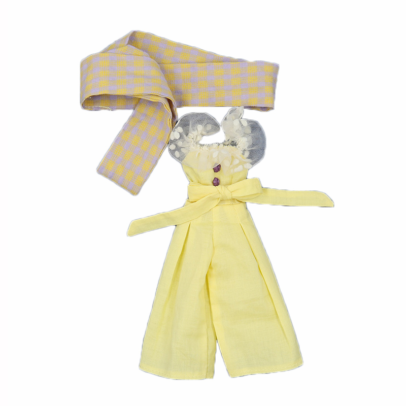 ICY DBS baby doll clothes yellow jumpsuit AZ licca Lijia ob24 baby clothes suit