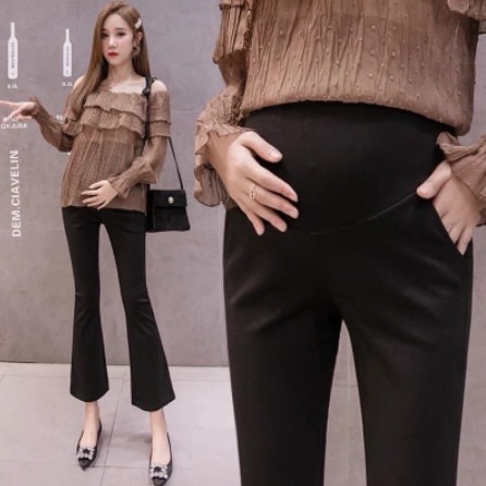 Quần Bầu Công Sở Ống Loe Chất Umi Mịn, Co Giãn 4 Chiều