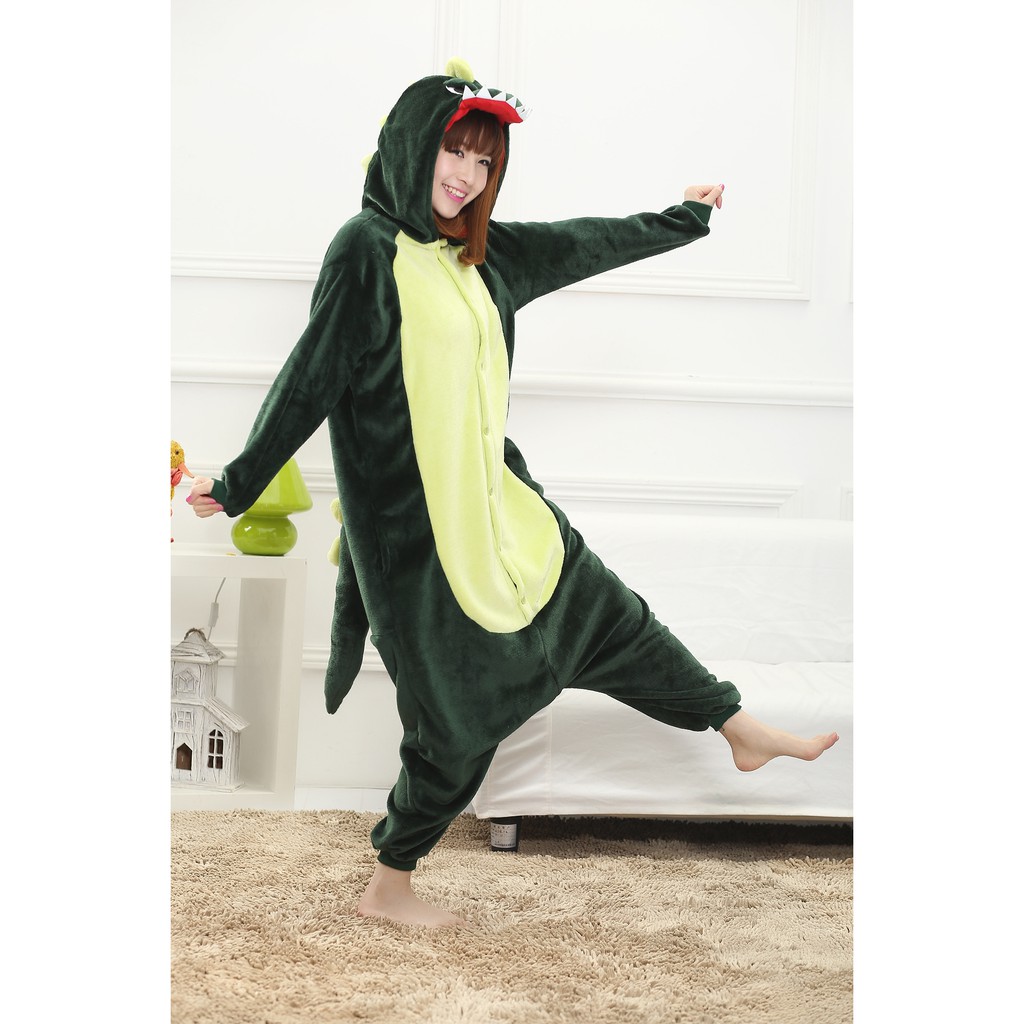 Bộ đồ ngủ liền Cosplay khủng long cho nữ | BigBuy360 - bigbuy360.vn