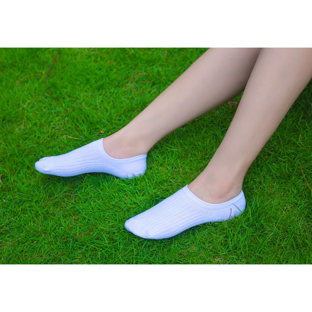 Tất vớ nữ cổ thấp màu trơn Kikiya cao cấp Hàn Quốc W-A-012 (Chính Hãng)