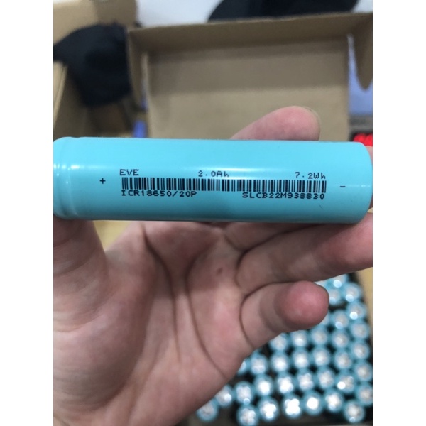 Pin 18650 Xả cao Eve Dl 2000mah - Xả 10C - 20A - Pin New