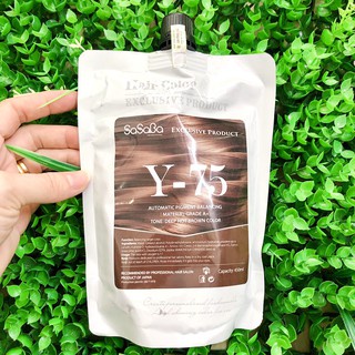 Nhuộm phủ bạc màu thời trang Sasaba tự cân bằng nhiều khúc màu 450ml