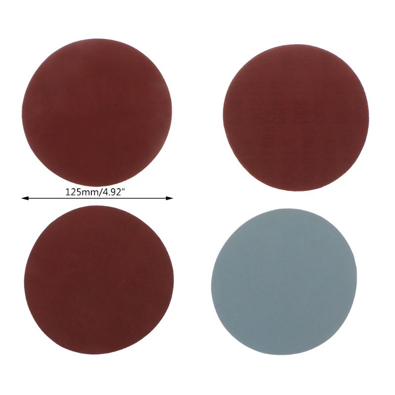 Set 25 Giấy Nhám Tròn 5 &quot;1000 # 1500 # 2000 # 2500 # 3000 Gr Tiện Lợi Dễ Sử Dụng