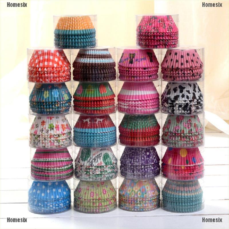 Set 100 Cốc Giấy Làm Bánh Cupcake