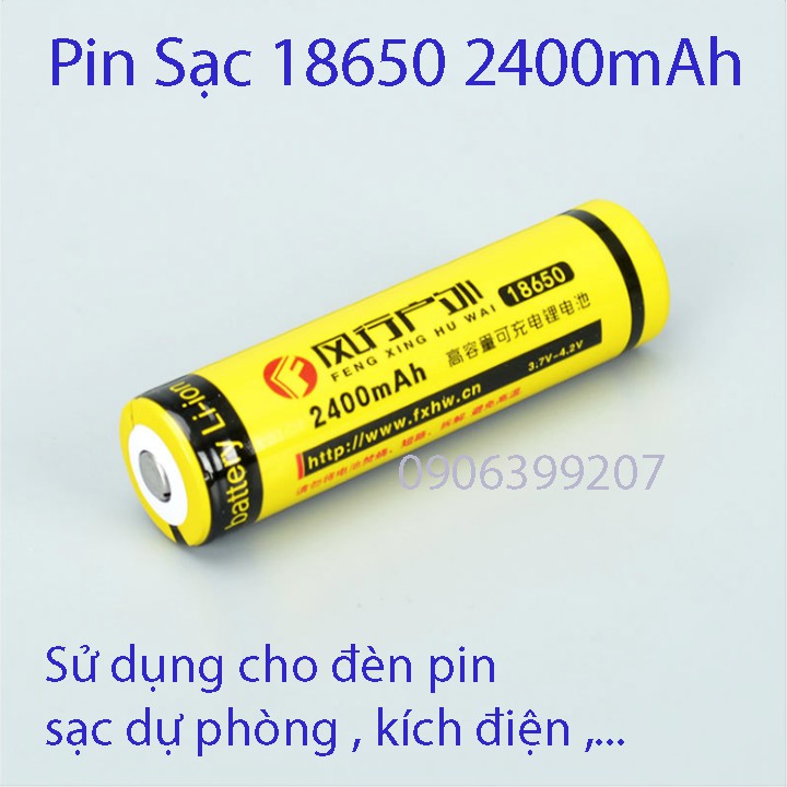 combo pin 18650 + sạc đơn