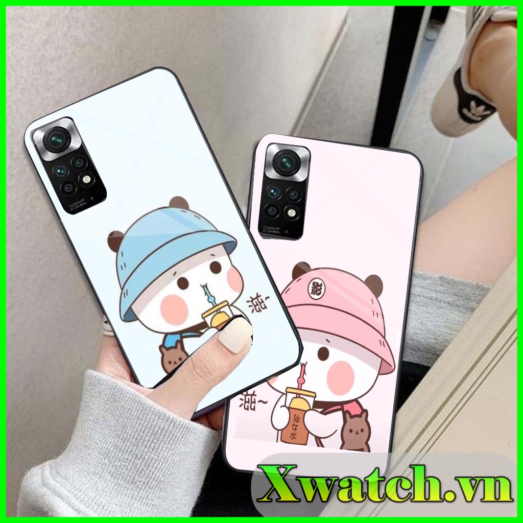 Ốp lưng phủ bóng Xiaomi Redmi Note 11s Note 11 4G Note 11 pro DGW Redmi 10C Redmi 10 họa tiết Cute
