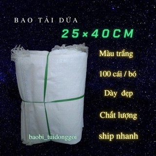 Bao tải dứa/ bao đựng gao màu trắng 5kg