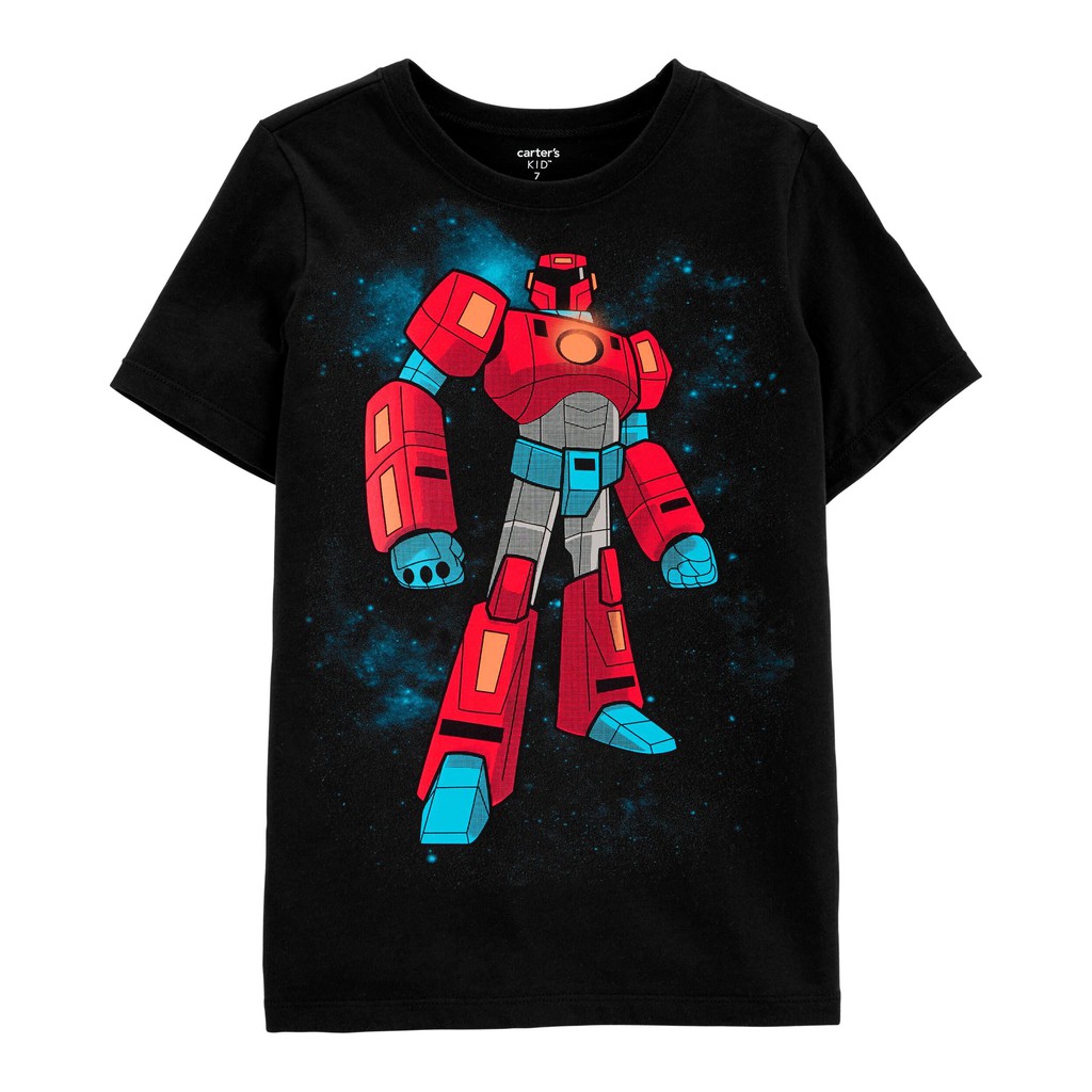 Áo thun bé trai chính hãng Carters nhập từ Mỹ - Robot Jersey Tee