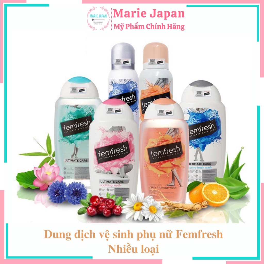 Dung dịch vệ sinh phụ nữ cao cấp hằng ngày Femfresh Daily Intimate Wash 250ML