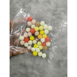 bom bom 0.9cm ( pom pom )bông len mịn