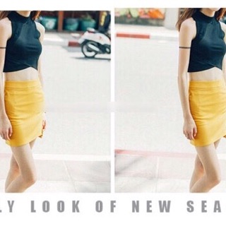Croptop vạt chéo sát nách by SGGz