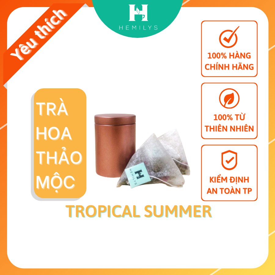 TRÀ HOA THẢO MỘC HEALTHY - TROPICAL SUMMER - Giúp da trắng khỏe, điều hòa kinh nguyệt