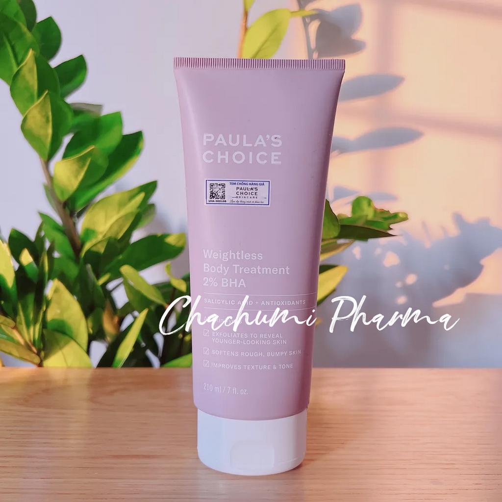 Kem dưỡng thể Paula's Choice 10% AHA - 2% BHA Body Lotion ngừa viêm nang lông 210ml