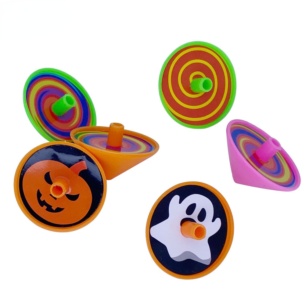 Con Quay Đồ Chơi Bằng Nhựa Họa Tiết Ma Lễ Hội Halloween Cho Trẻ Em