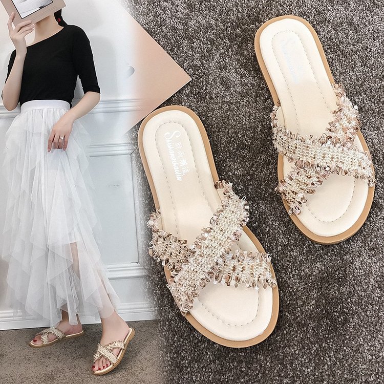 Dép Nữ Đế Bằng Mũi Tròn Thời Trang | BigBuy360 - bigbuy360.vn